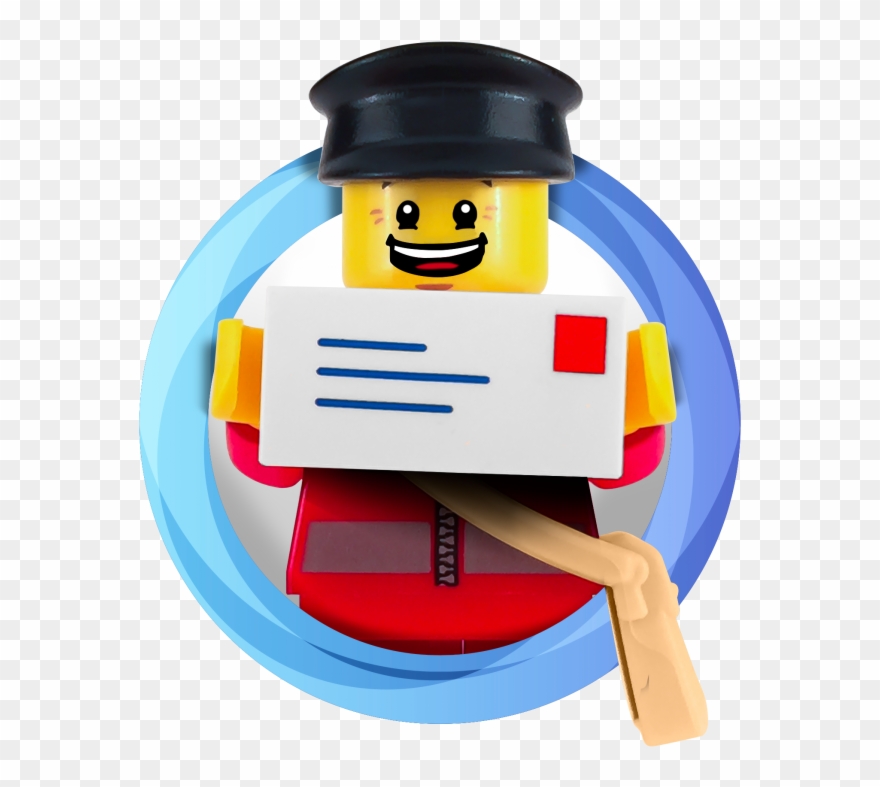 Mailman Circle - Lego Mailman Png Clipart