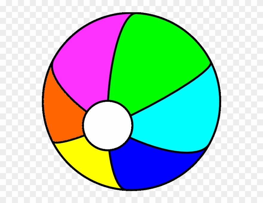 Animated Clipart Beach - Animated Beach Ball - Png Download