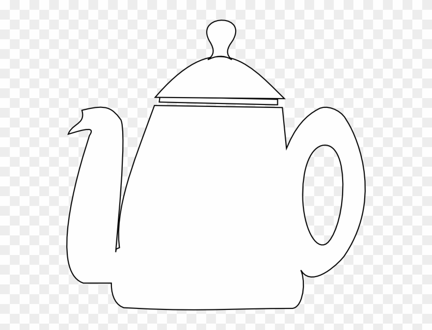 Free Tea Pot Digi Stamp - Teapot Clipart