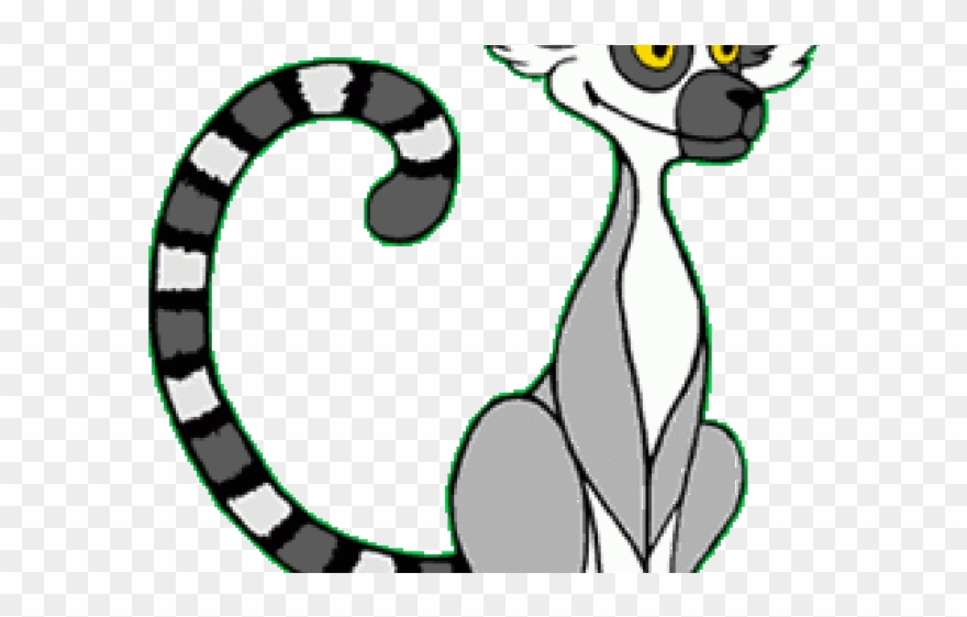 Lemur Clipart Face - Clip Art - Png Download