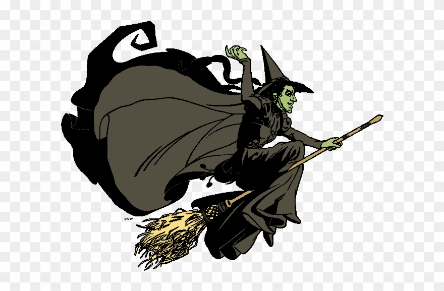 Wicked Witch Wizard Of Oz Coloring Pages Clipart