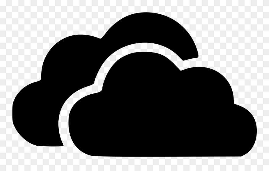 Cloud Icon - Microsoft One Drive Icon Clipart