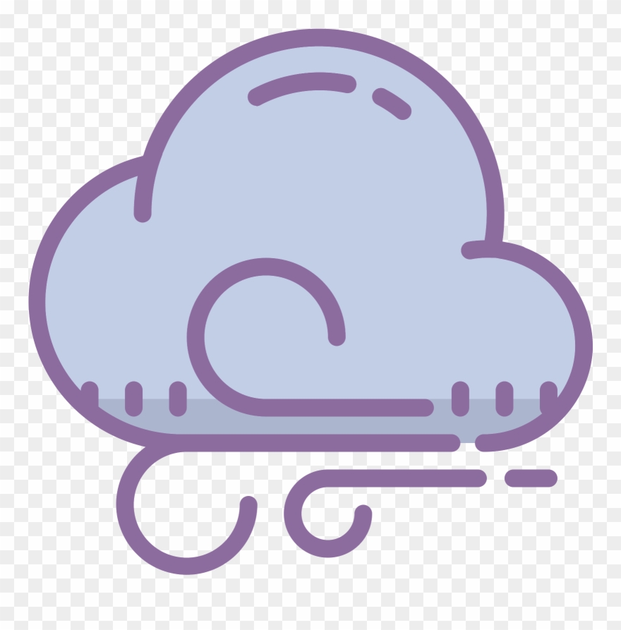Windy Weather Icon - Icon Clipart