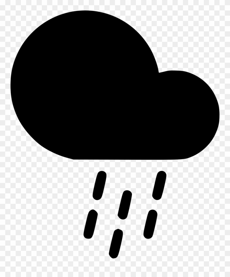 Shower Cloud Rain Comments - Night Clipart