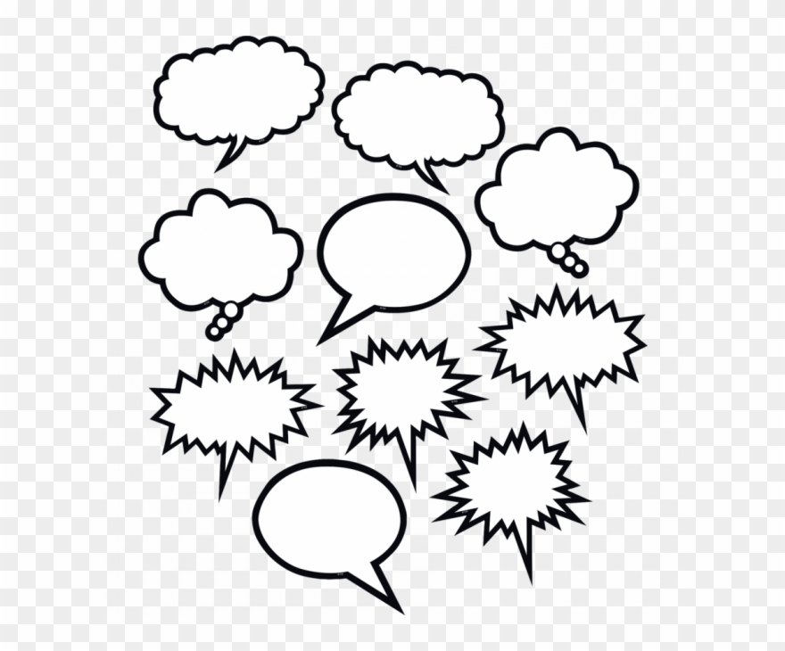 Thought Bubble - Teacher Created Resources Speech Bubbles Magnetic Accents, Clipart
