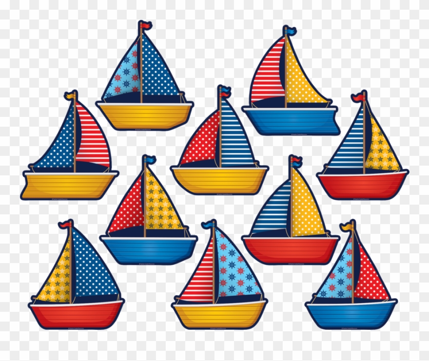 Tcr5656 Sailboats Accents Image - Teacher Created Resources Sailboat Clipart