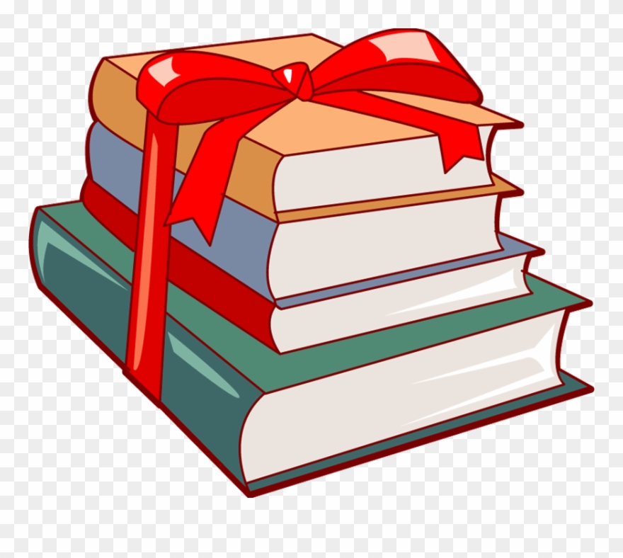 Clipart Present School - Books As Gifts Clipart - Png Download