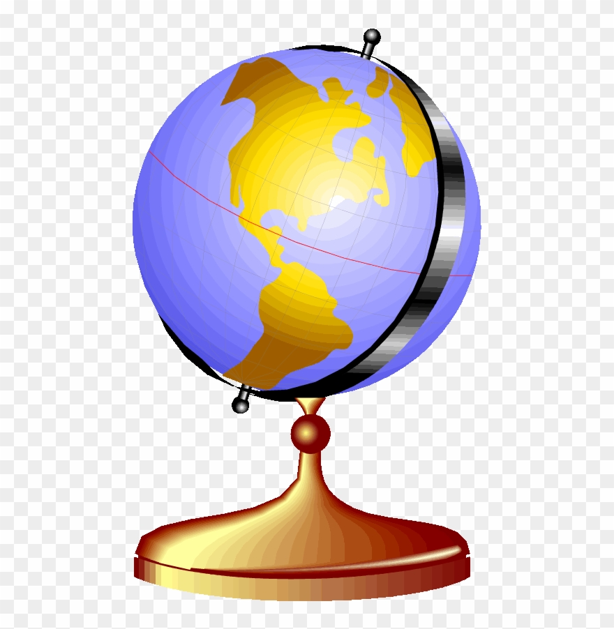 Globe Clipart Continent World Ocean - Continent - Png Download