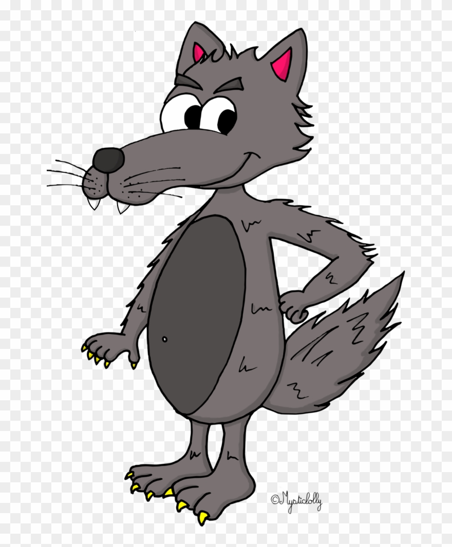 Dessin - Le Loup - Loup Conte Clipart