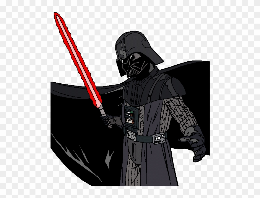Star Wars Clip Art Black - Star Wars Darth Vader Clip Art - Png Download