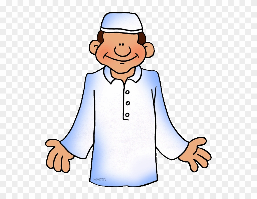 Religion Clip Art By Phillip Martin, Moslem Boy - Sunni Clipart - Png Download