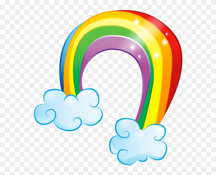 Magic Rainbow - Kids Stickers Transparent Clipart