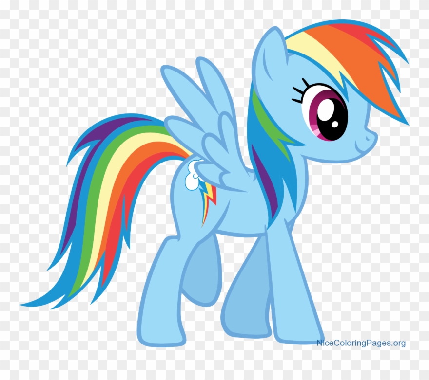 Rainbow Dash Clipart - Png Download