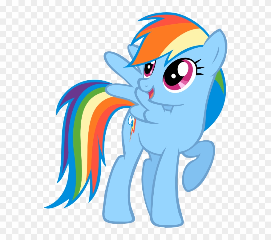 Rainbow Dash Png Transparent Image - Mlp Rainbow Dash Vector Clipart
