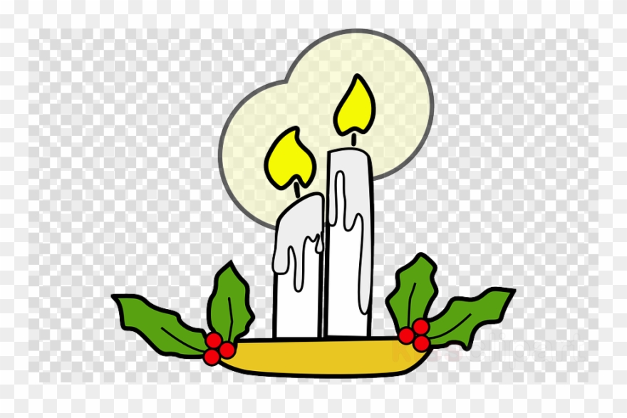 Merry Christmas Clip Art Clipart Christmas Day Clip - Christmas Candles Clip Art - Png Download