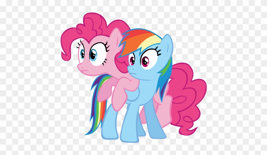 Pinkie Pie And Dash - Pinkie Pie I Rainbow Dash Clipart