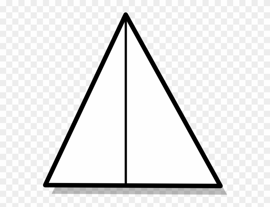 Triangulo Blanco Y Negro Clipart
