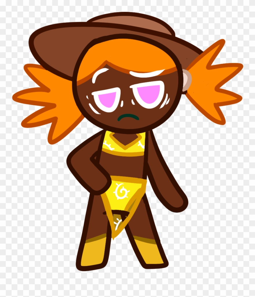 Papaya Taffy Cookie - Illustration Clipart