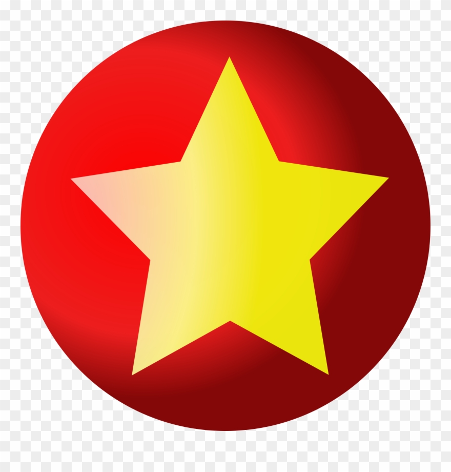 File - Starball Red - Svg - Circle Clipart