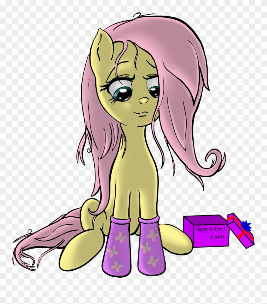 -luna Pony Fluttershy Rarity Pinkie Pie Twilight Sparkle - Sock Fluttershy Clipart