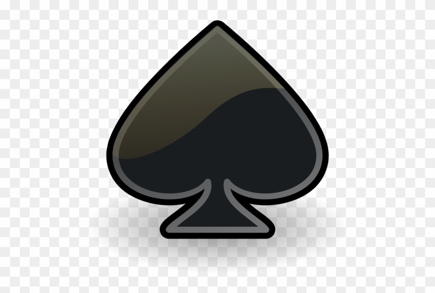 File - Emblem-spade - Svg - Spade Emblem Clipart