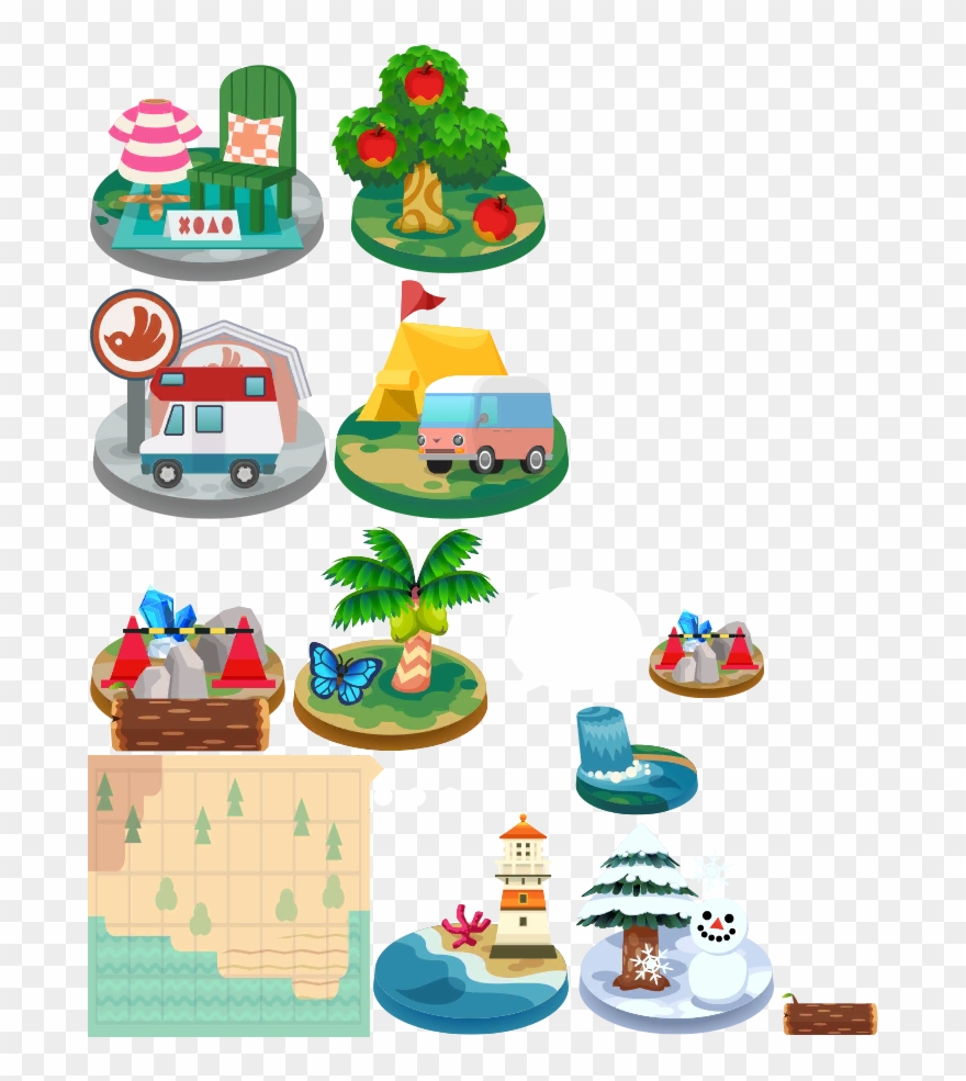 Click For A Larger Version - ポケ 森 新 エリア Clipart