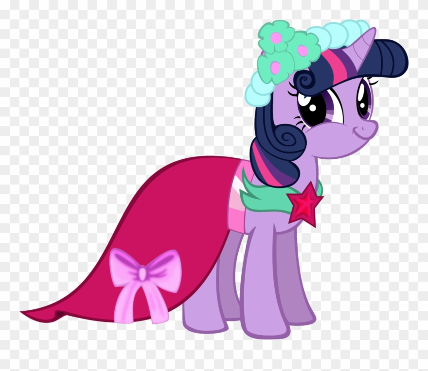Bridesmaid Dress, Clothes, Dress, Safe, Simple Background, - My Little Pony Twilight Sparkle Dress Clipart