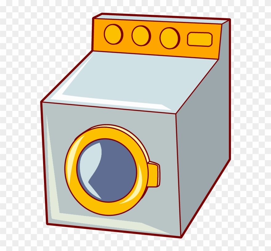 Clothes Dryer Pressingin Him - Clothes Dryer Clipart