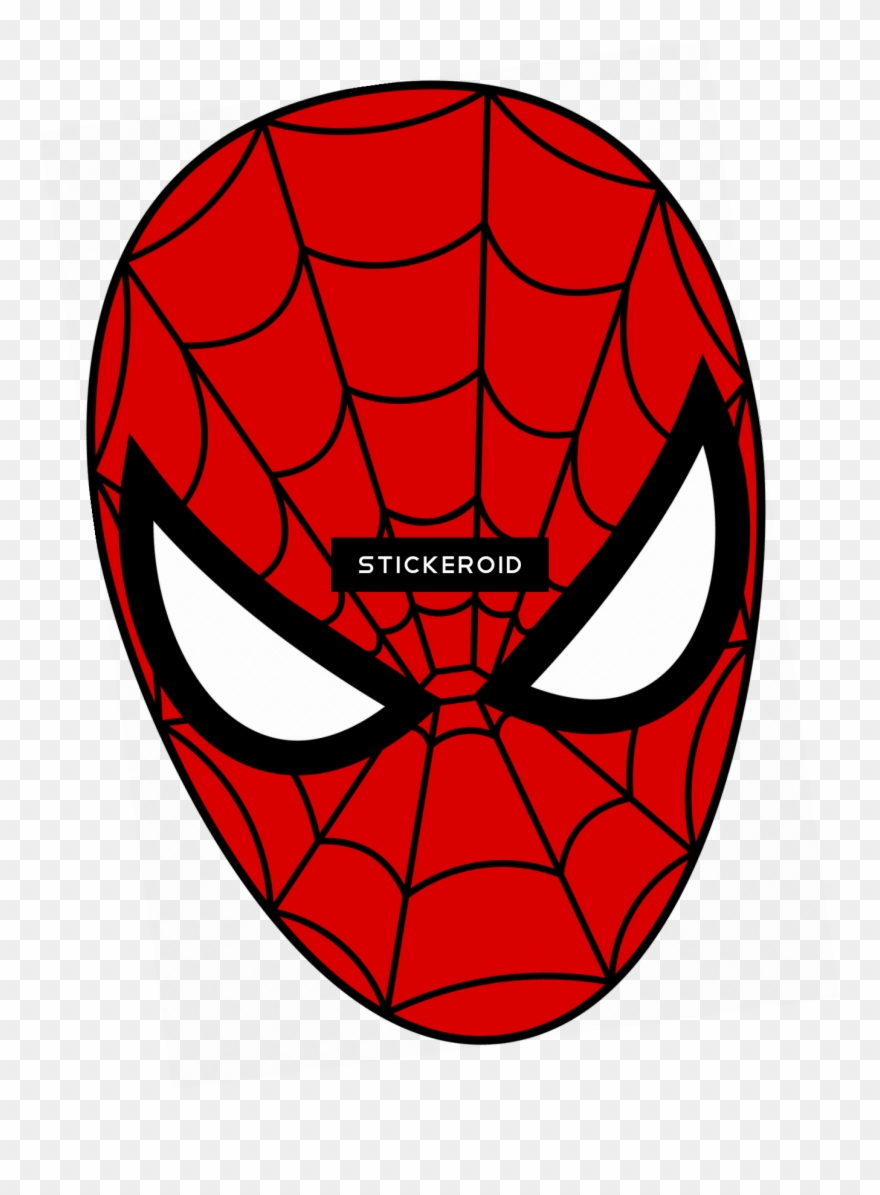 Spiderman Spider Clipart - Drawing Spider Man Homecoming Mask - Png Download