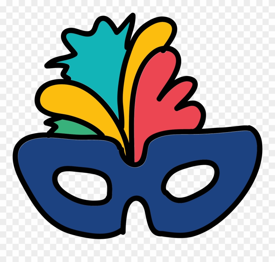Venetian Mask Icon - 面具 卡通 Clipart