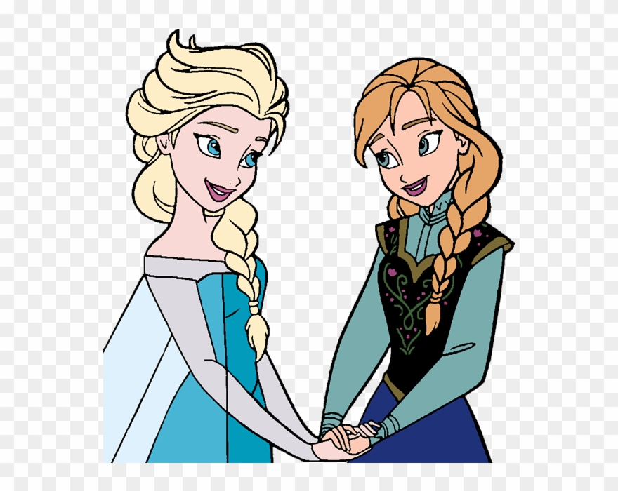 Frozen Clip Art 2 Disney Clip Art Galore - Frozen Elsa And Anna Clipart - Png Download