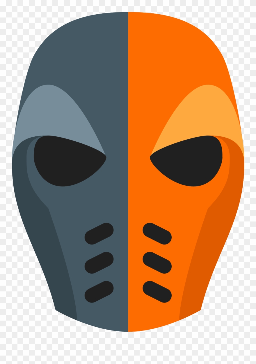 Deathstroke Clipart Mask - Deathstroke Face Png Transparent Png