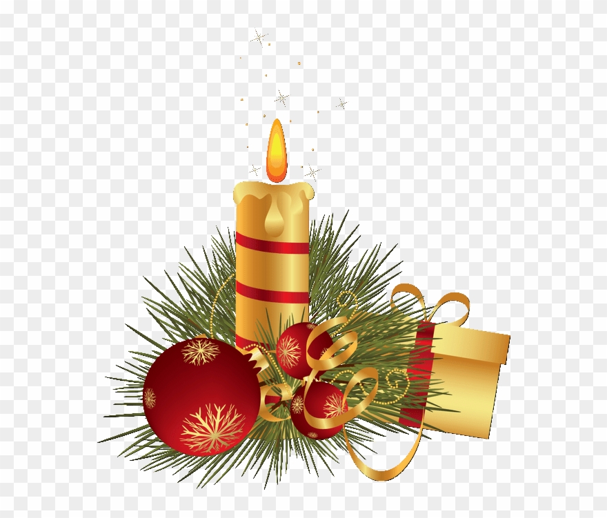 Dibujos Animados El Patito Feo Regalos De Navidad - Christmas Candles Ornament Png Clipart