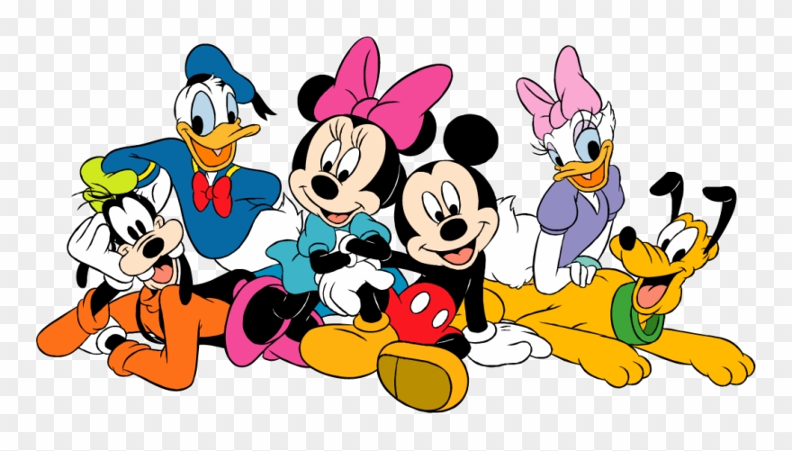 Disney Clip Art Thanksgiving - Mickey Minnie Donald Daisy Pluto Goofy - Png Download