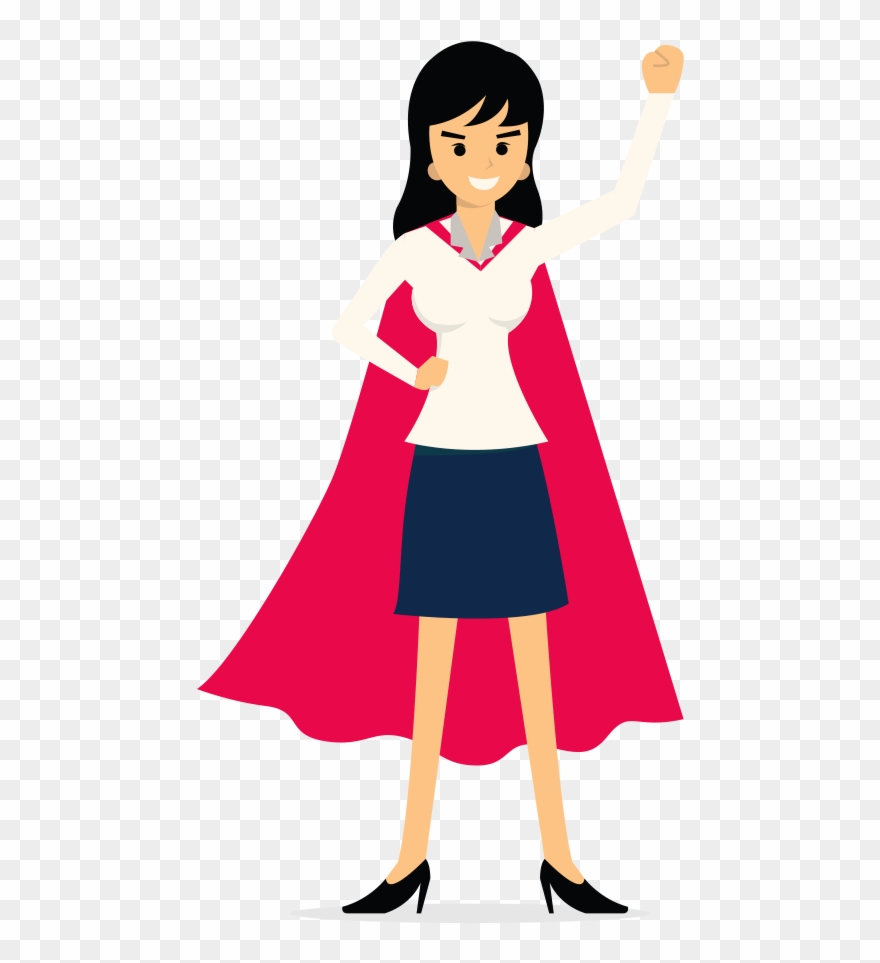 Super-woman - Lilly Singh Clipart