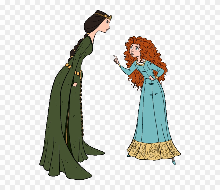 Download Merida And Her Mother Clipart Merida Queen - Merida And Elinor Argument - Png Download