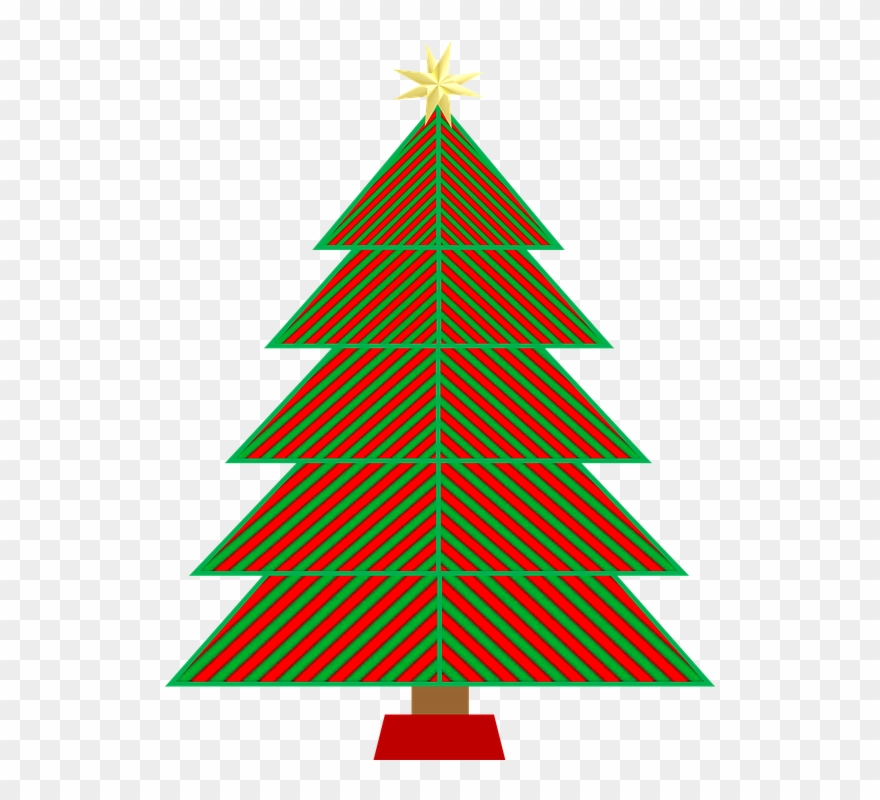 Graphic Christmas Tree 4, Buy Clip Art - Christmas Tree In C - Png Download