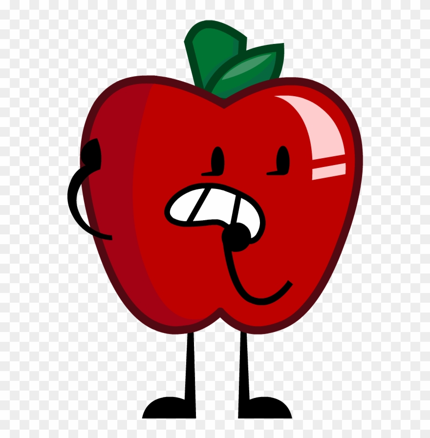 Apple, Labeled The Forgettable, Is A Female Contestant - Battle For Dream Island Apple Clipart