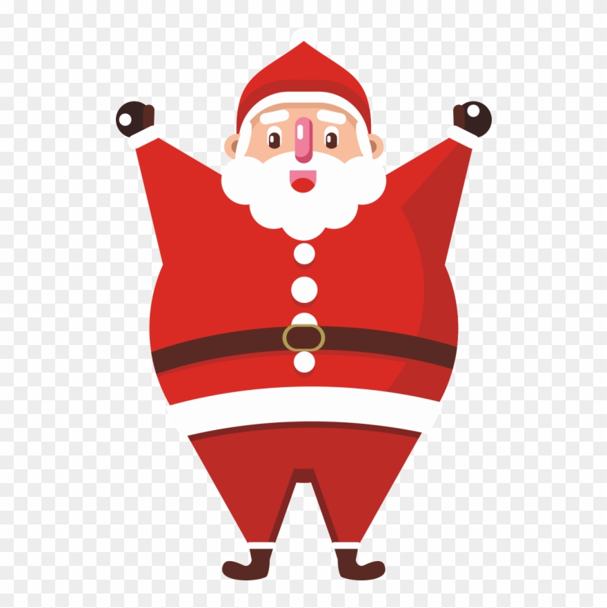 Download Karte Clipart Santa Claus Christmas Day Christmas - Papai Noel Vetor Png Transparent Png