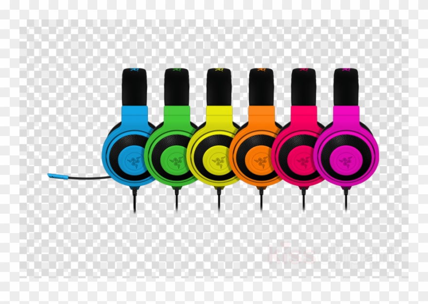 Download Razer Kraken Pro Neon Clipart Headset Headphones - Razer Kraken Mobile Gaming Headset (red) - Png Download