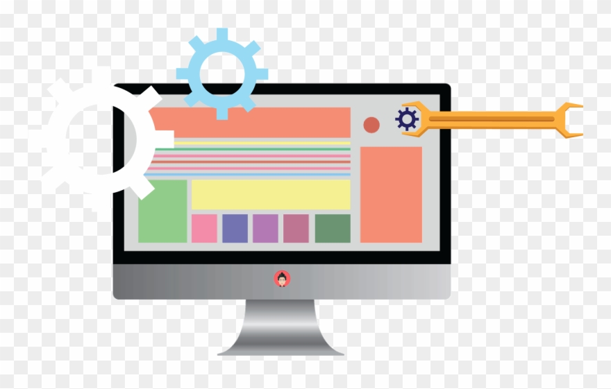 Software Development Clipart Client Computer - Web Design - Png Download