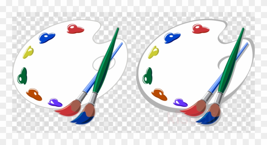 Artists Brushes Clipart Palette Brush Clip Art - Alan Walker Png Logo Transparent Png