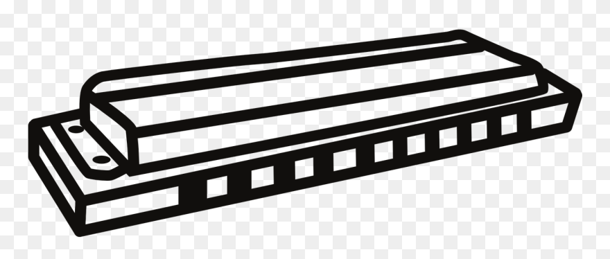 Harmonica Mouth Organ Music - Armonica A Bocca Disegno Clipart