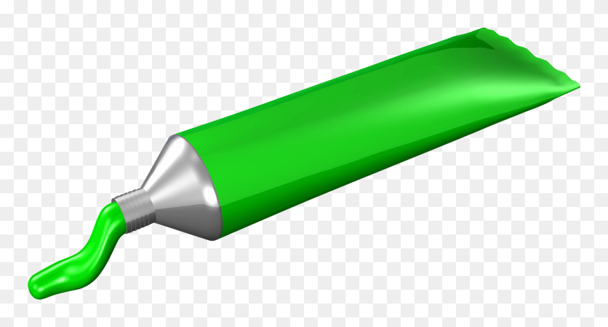 Green Watercolor Painting Watercolor Painting Computer - Green Paint Tube Clipart - Png Download