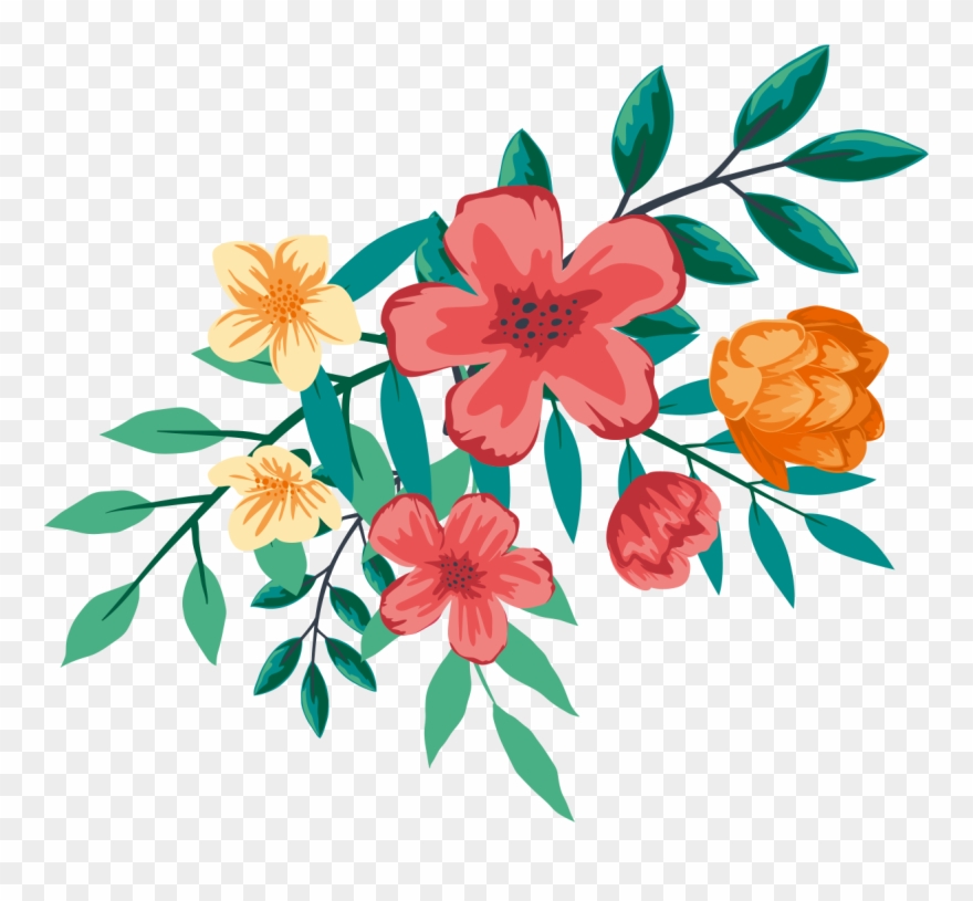Water Color Designs - Water Color Free Floral Png Clipart