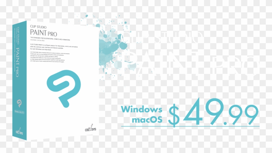 Clip Studio Paint Pro $49 - Clip Studio Paint Ex - Png Download