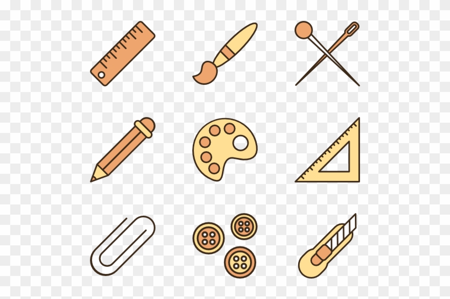 Craft Supplies - Craft Clipart