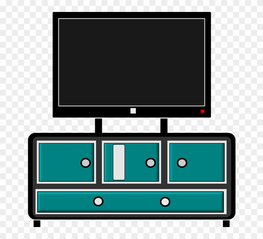 Cliparts Tv Cupboards 4, Buy Clip Art - Television - Png Download