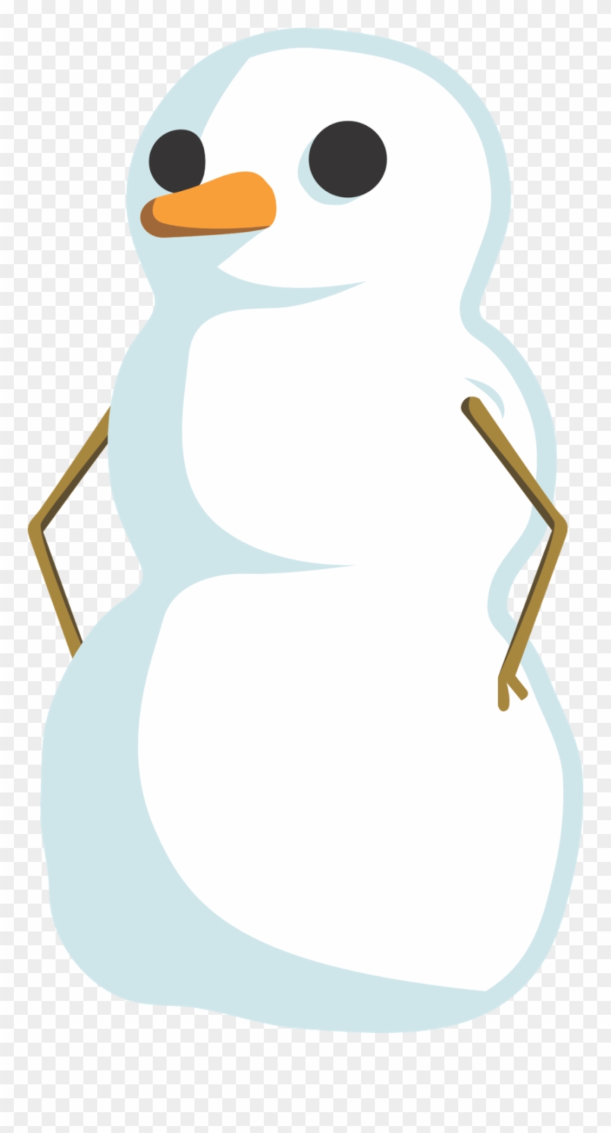 Porkkananenäinen Lumimies - Human Clipart