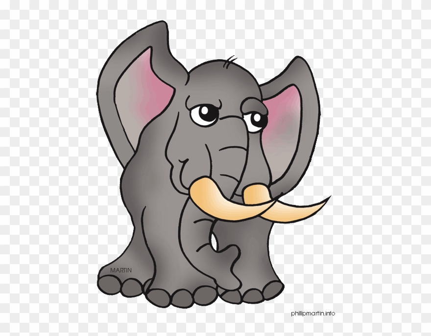 Elephant - Phillip Martin Clipart Animals - Png Download